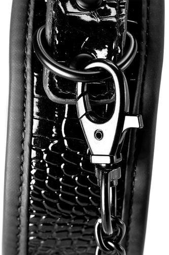 blaze collar and leash croco black na Arena.pl