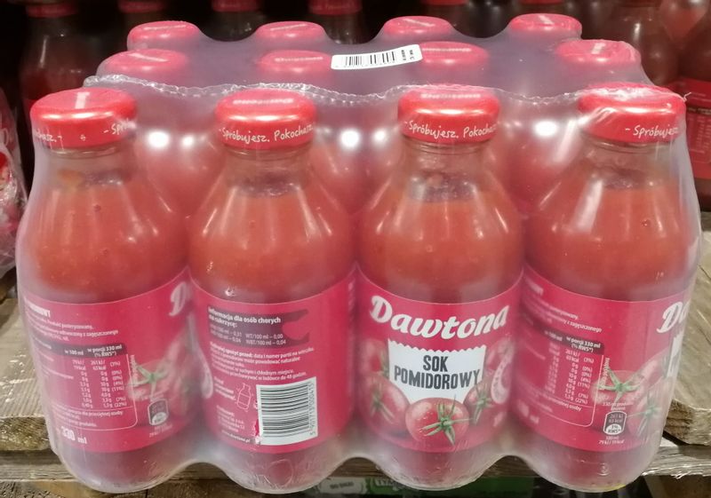 Dawtona Sok 300ml Pomidorowy - karton zdjęcie 1