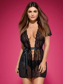 Alluria peignoir szlafrok i stringi l/xl