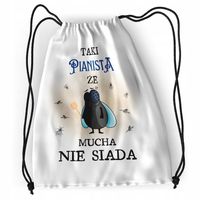 Plecak Dla Pianisty Sportowy Szkolny Worek Torba Z Nadrukiem Ze Zdjęciem