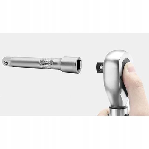 Klucz Dynamometryczny 1/2 28-210 Nm z Blokadą do Kół + 3 Nasadki 17 19 na Arena.pl