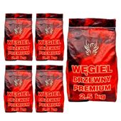 5x Węgiel drzewny do grilla 2,5kg