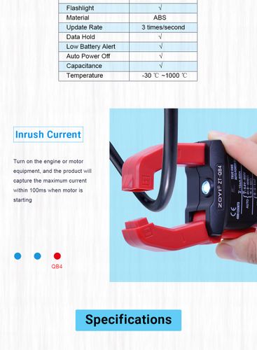 Multimetr ZOYI ZT-QB4 na Arena.pl