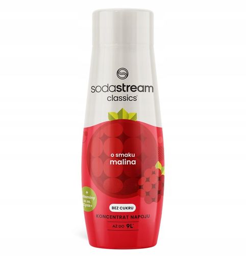 Syrop koncentrat do wody SodaStream Malina Bez Cukru 440ml na Arena.pl