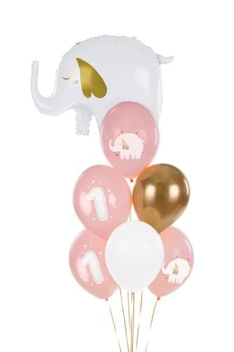 balony 30 cm, roczek, pastel pale pink na Arena.pl
