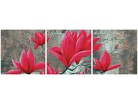 90 80CM OBRAZ T3 ELEM FUKSJOWA MAGNOLIA DRUK ŚCIENNY