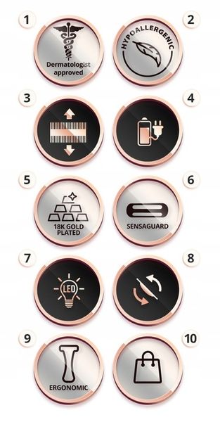 TRYMER GOLARKA DO BIKINI NÓG PACH CIAŁA - FLAWLESS zdjęcie 13