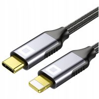 co2 ładowarka krótki kabel usb-c lightning szybkie ładowanie do