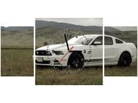 80X40CM ZEGAR MUSTANG GT V8 BRETT LEVIN OBRAZ