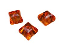 NIEREGULARNE MAŁE POMARAŃCZOWE 10MM 8SZT