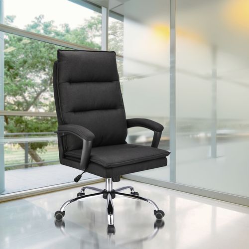 fotel biurowy espo tkanina czarny na Arena.pl