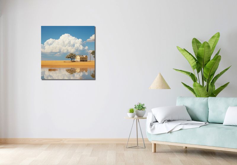 Obraz 70x70cm Domostwo zdjęcie 2