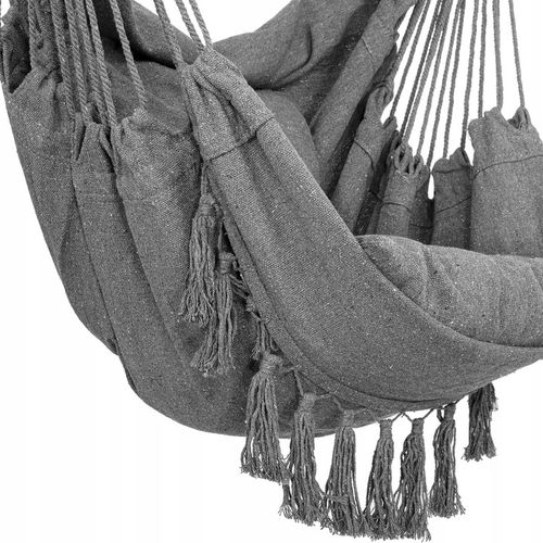 KRZESŁO BRAZYLIJSKIE HAMAKOWE WISZĄCE HUŚTAWKA HAMAK FOTEL PODUSZKI BOHO na Arena.pl