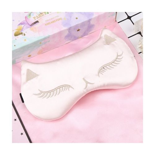 Maska do spania kot czerwień satynowa ozdobna OPK01CZE na Arena.pl