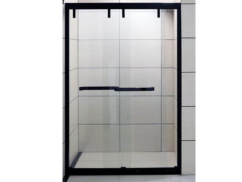 Ścianka łazienkowa prysznicowa LOFT 120cm czarne zdjęcie 4