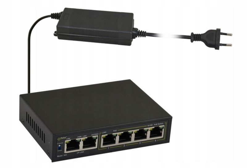 SWITCH POE S-64 4-PORTOWY PULSAR zdjęcie 11