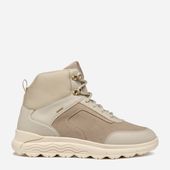 GEOX Beżowe damskie sneakersy Spherica 4X4 B ABX