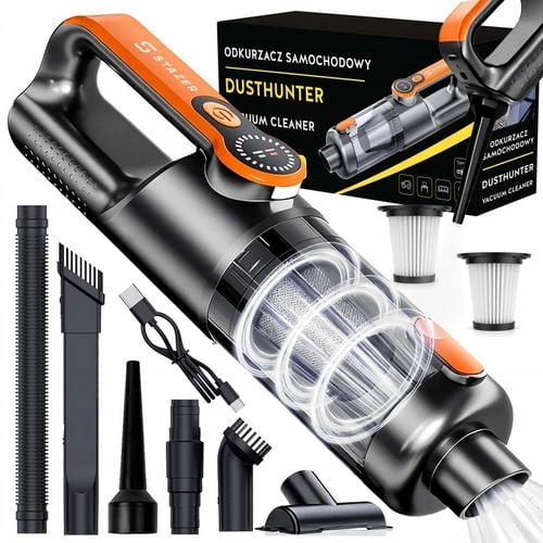 Odkurzacz samochodowy do auta ręczny cyklonowy bezprzewodowy USB 17 na Arena.pl