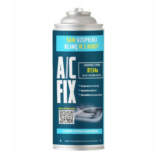AC FIX Gaz do klimatyzacji R134A DUŻA PUSZKA +40% 626g + Manometr 1994-2016 na Arena.pl