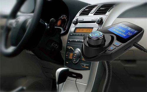 Transmiter Bluetooth FM Ładowarka 1xUSB 2.1A MP3 SD LCD na Arena.pl