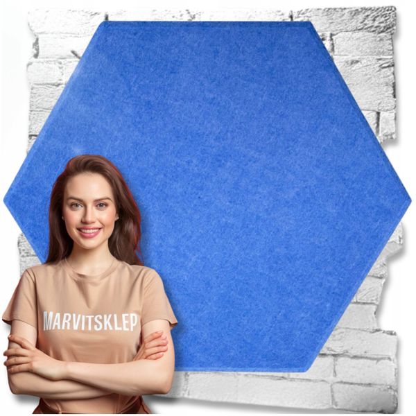 Panele Ścienne Filcowe 3D Heksagon Zagłówek Samoprzylepne Akustyczne Soft zdjęcie 1