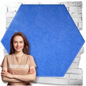 Panele Ścienne Filcowe 3D Heksagon Zagłówek Samoprzylepne Akustyczne Soft