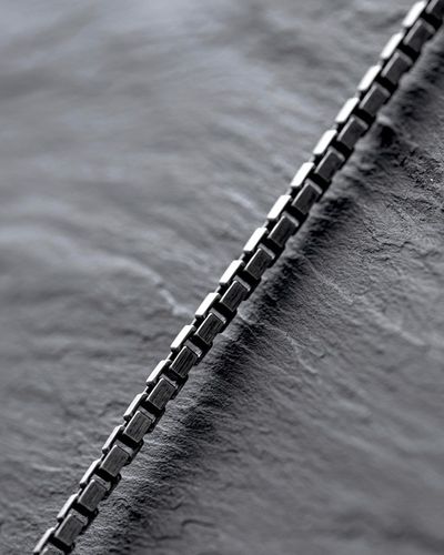 ŁAŃCUSZEK SREBRNY MĘSKI 925 NASZYJNIK - splot WENECJA 60 na Arena.pl