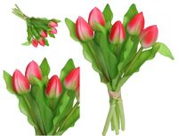 TULIPANY BUKIET TULIPANÓW GUMOWE GUMOWANE JAK ŻYWE