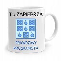 Kubek Prezent Informatyka Programisty Tu Zapieprza Z Nadrukiem Ze Zdjęciem
