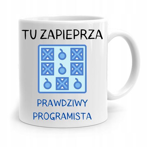 Kubek Prezent Informatyka Programisty Tu Zapieprza Z Nadrukiem Ze Zdjęciem na Arena.pl