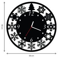 ZEGAR ŚCIENNY ŚWIĘTA 58cm XXL 152.11