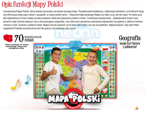 Dumel discovery interaktywna mapa polski na Arena.pl