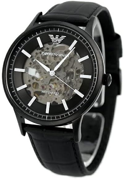Zegarek męski EMPORIO ARMANI SKELETON AUTOMATIC AR60042 (zi055c) zdjęcie 2