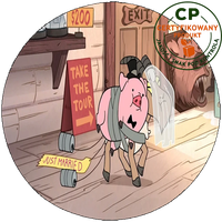 Opłatek na tort Wodogrzmoty Małe/Gravity Falls