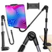 STOJAK NA TELEFON TABLET BIURKOWY Uchwyt Statyw do 13" PRZYKRĘCANY do Stołu