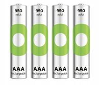 4x Akumulator GP ReCyko 950mAh 1.2V AAA NiMH LUZ