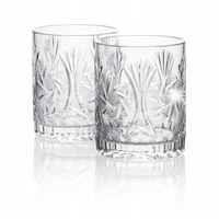 AmberGlass Szlif nr.3 Ekskluzywne kryształowe szklanki do whisky 2szt.