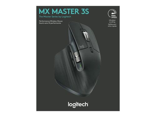 Logitech MX MASTER 3S Wireless Mouse, Graphite | Logitech na Arena.pl