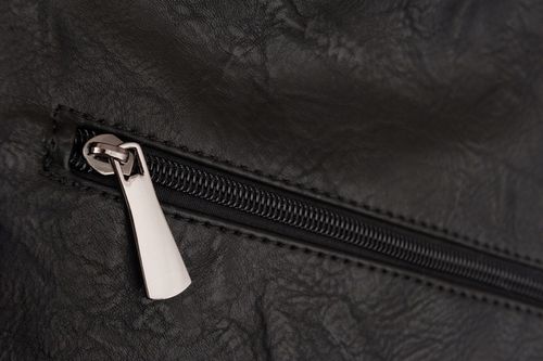 CZARNA TOREBKA plecione rączki torba worek shopper miękka skóra A4 na Arena.pl