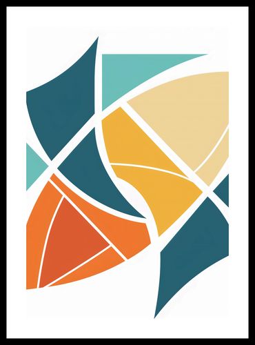 Plakat 68x98cm Geometria Wiatru na Arena.pl