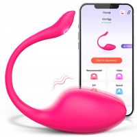 Wibrator dla kobiet sterowany aplikacją, stymulujący wibrujące jaja