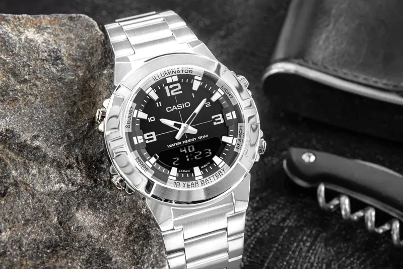 ZEGAREK MĘSKI CASIO AMW-870D-1AVDF + BOX zdjęcie 7