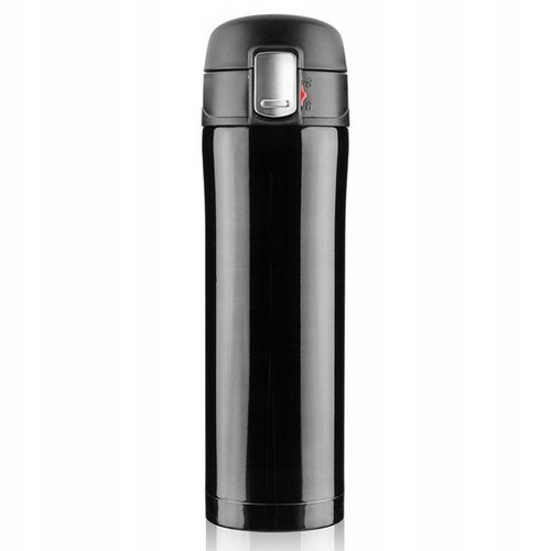 KUBEK TERMICZNY TERMOS NA KAWĘ HERBATĘ DO SAMOCHODU 440 ml PREZENT CZARNY na Arena.pl