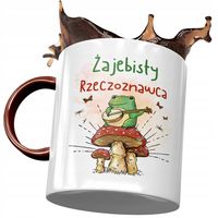 Kubek Bordowy Dla Rzeczoznawcy Żajebisty Prezent Z Nadrukiem Ze Zdjęciem