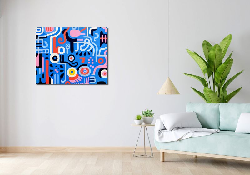 Obraz 90x70cm Rytmiczne Echo zdjęcie 2