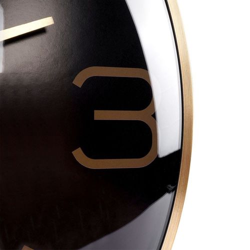 Zegar ścienny złoty czarny 30 cm na Arena.pl