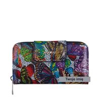 Portfel damski BajuBaj ze skóry naturalnej w motyle PD2006Cs13 RFIDPS