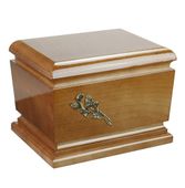 Solidna drewniana urna pogrzebowa na prochy dorosłej osoby