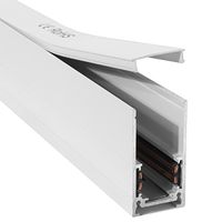 Szynoprzewód magnetyczny natynkowy 823 Domeno LED metalowy biały