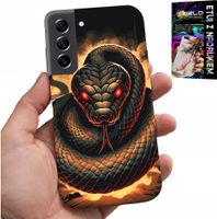 ETUI DO SAMSUNG GALAXY S22 PLUS - WĄŻ, WĘŻE KOBRA GRZECHOTNIK CASE + FOLIA